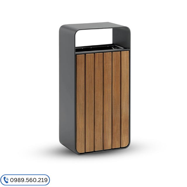 thung rac ngoai troi 1